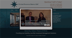 Desktop Screenshot of cutterfinancialgroup.com